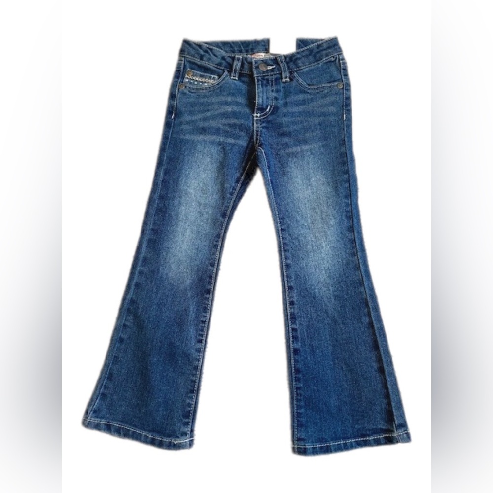 Arizona Bootcut Jeans with Embellished Back Pockets Girl's Size 4 NWT